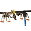 Black Leather Tool Belt Kit inc Tools & Hammer & Lanyards